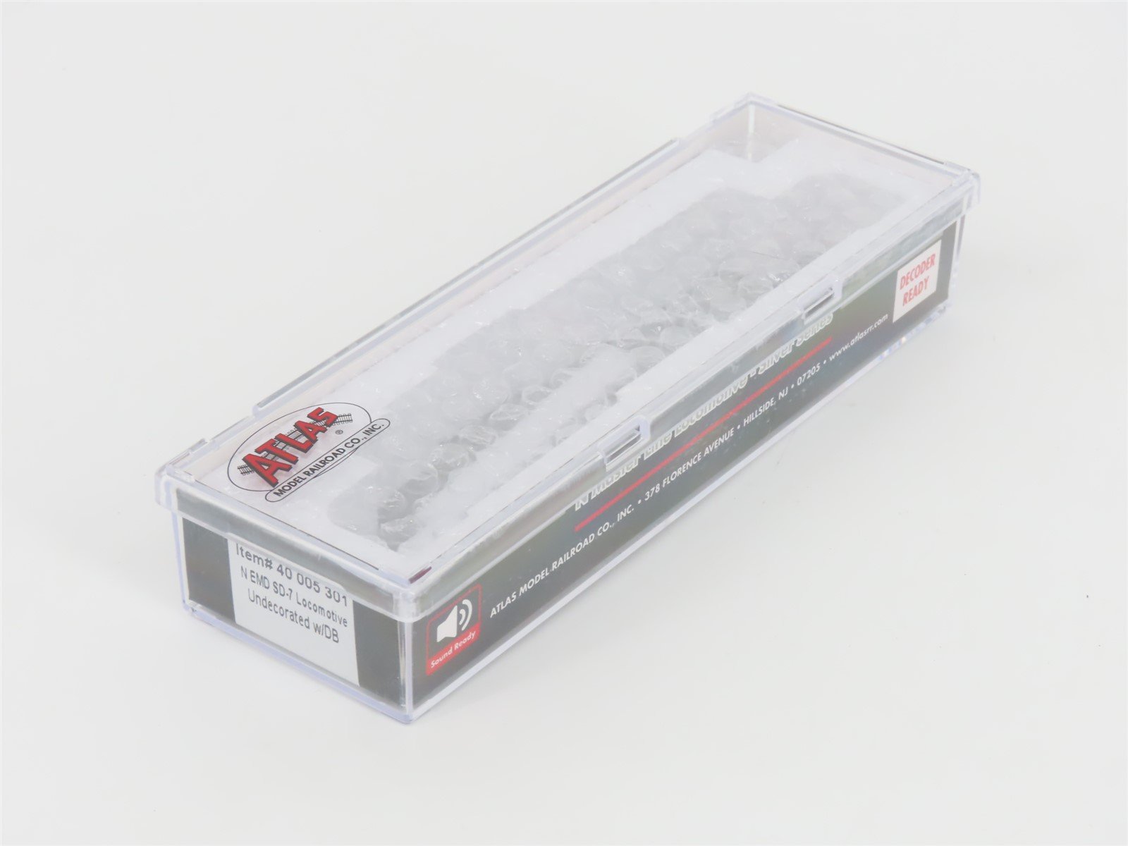 N Scale Atlas Master Silver 40005301 Undecorated EMD SD7 Diesel - DCC Ready