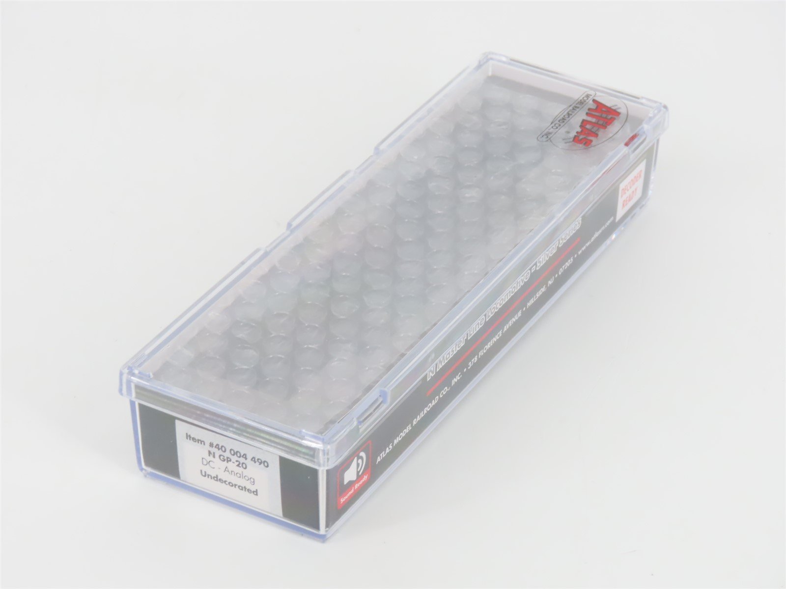 N Scale Atlas Master Silver 40004490 Undecorated EMD GP20 Diesel - DCC Ready