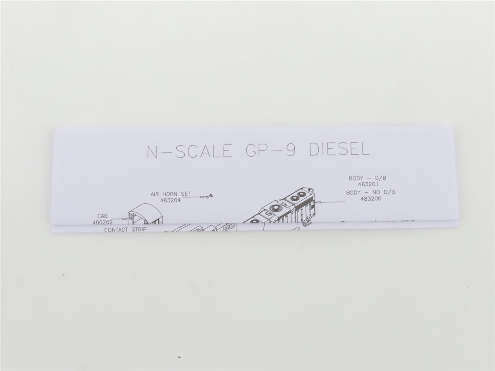 N Scale Atlas Master Line 40002223 Undecorated EMD GP9 Diesel - DCC Ready