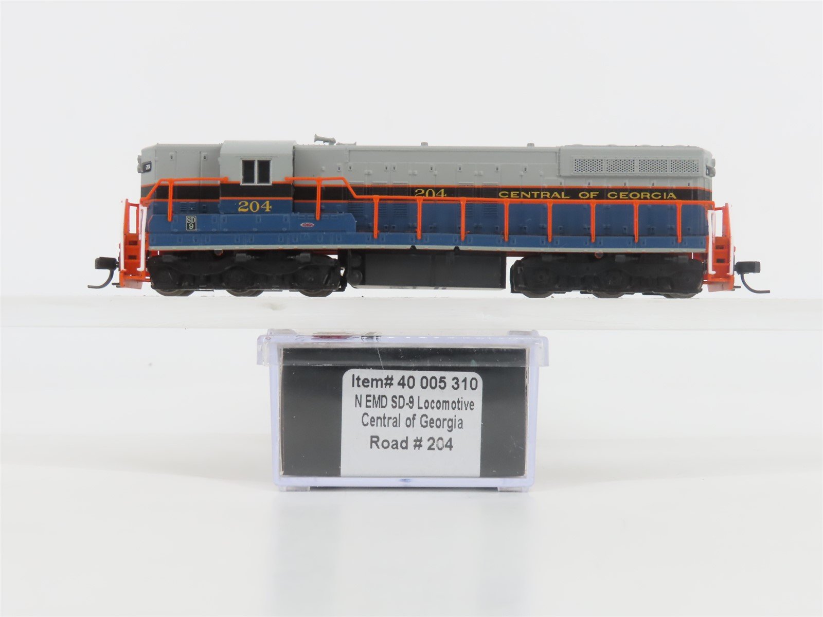 N Atlas Master Silver 40005310 CG Central Georgia SD9 Diesel #204 - DCC Ready