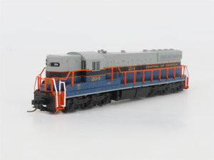 N Atlas Master Silver 40005310 CG Central Georgia SD9 Diesel #204 - DCC Ready