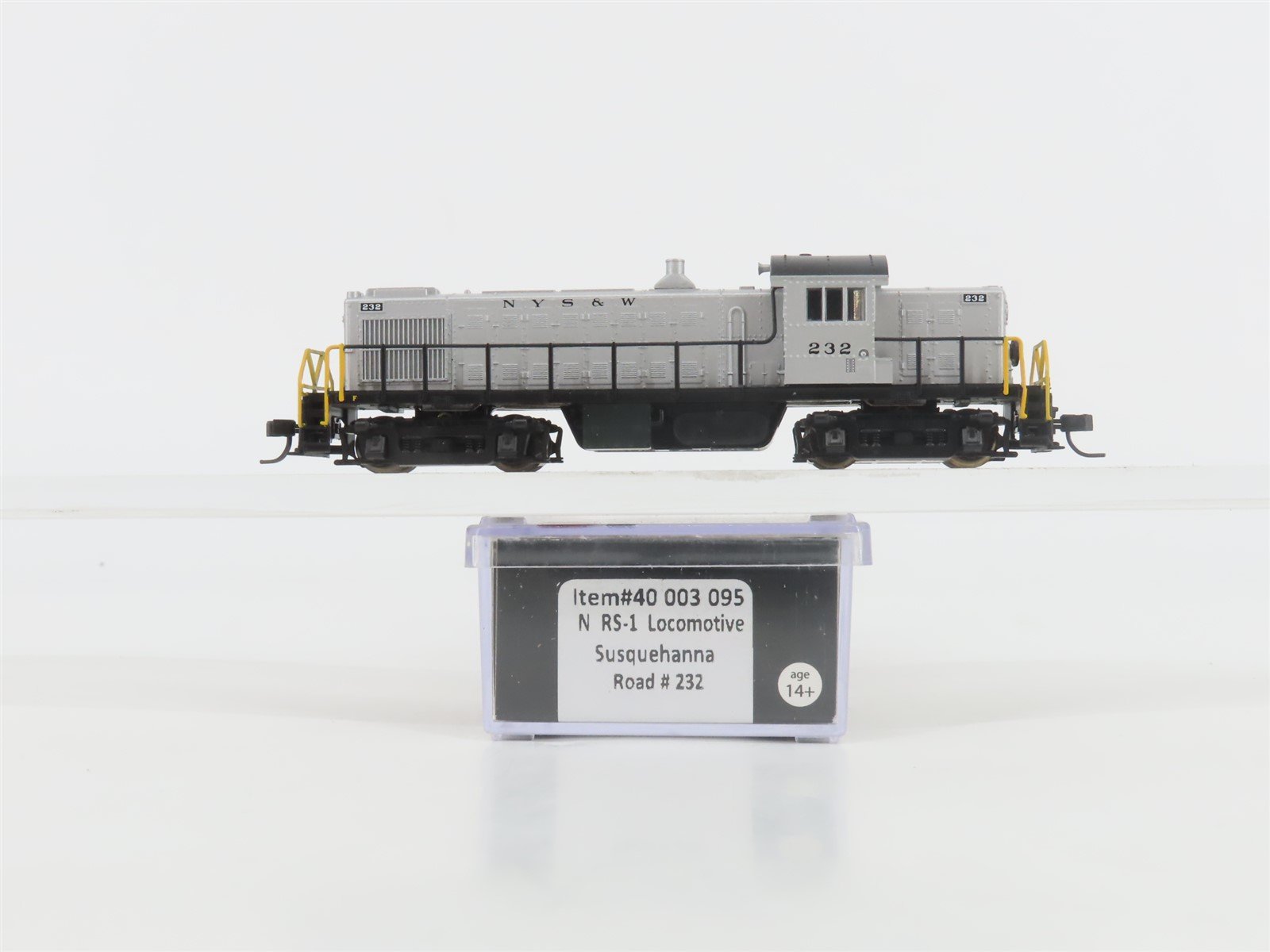 N Scale Atlas Classic 40003095 NYSW Susquehanna ALCO RS-1 Diesel Locomotive #232