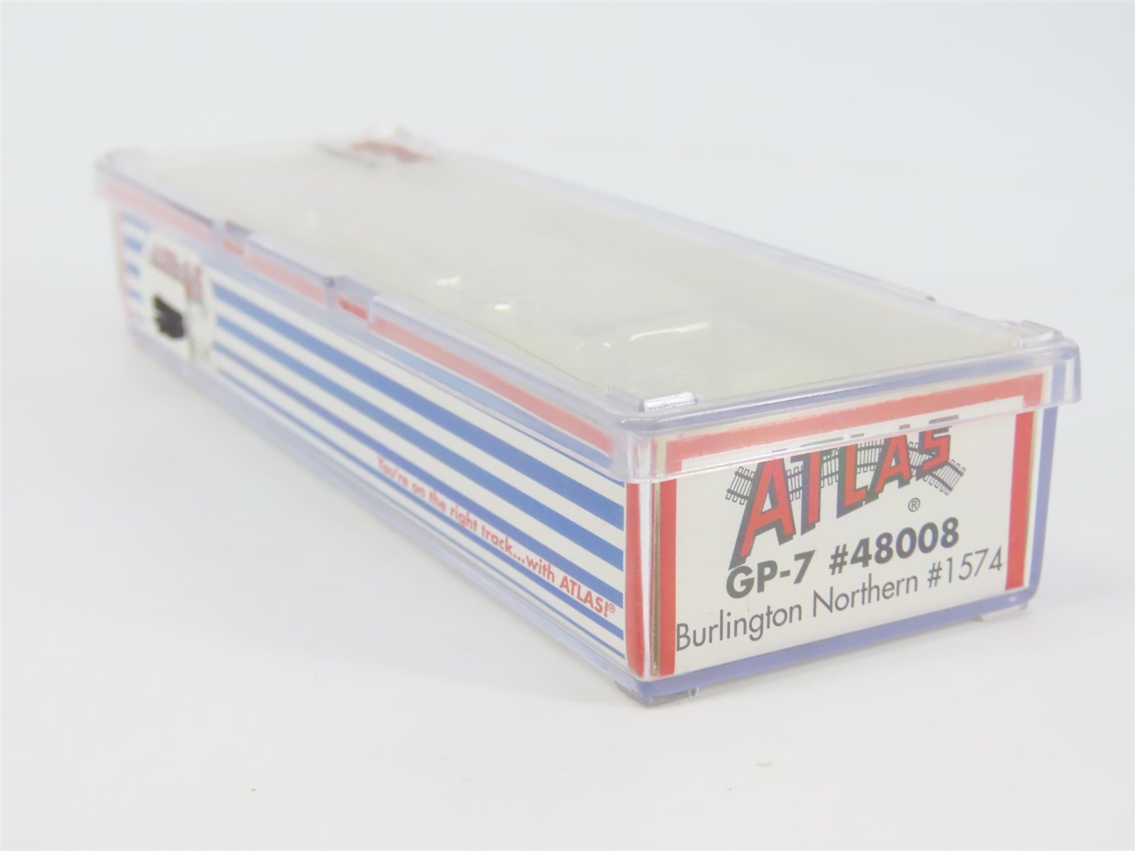 N Scale Atlas 48008 BN Burlington Northern EMD GP7 Diesel Locomotive #1574