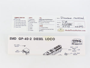 N Scale Atlas 48684 UP Union Pacific EMD GP40-2 Diesel #913 - DCC Ready