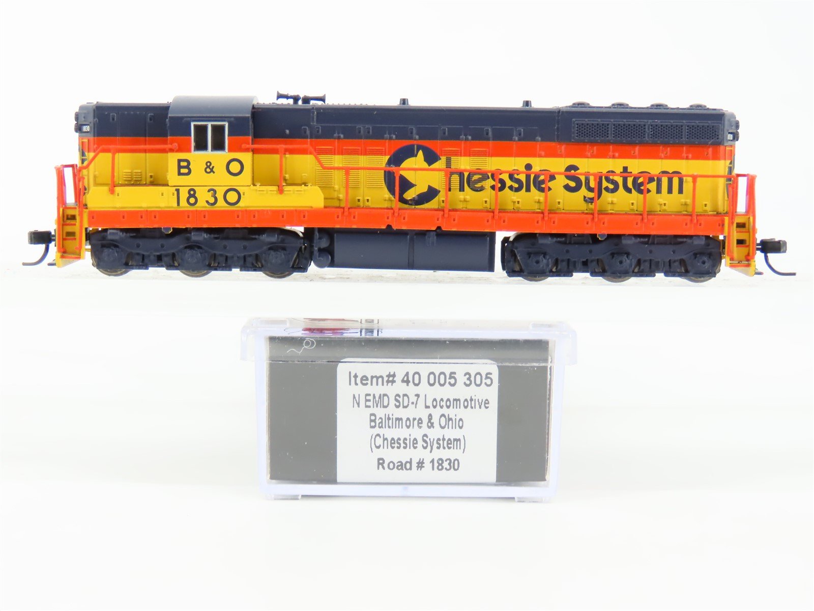 N Atlas Master Silver 40005305 B&O Chessie System SD7 Diesel #1830 - DCC Ready