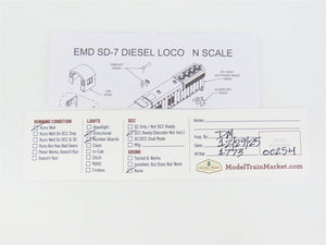 N Atlas Master Silver 40005305 B&O Chessie System SD7 Diesel #1830 - DCC Ready