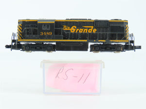N Scale Atlas/KATO D&RGW Rio Grande ALCO RS-11 Diesel #3489 - Custom
