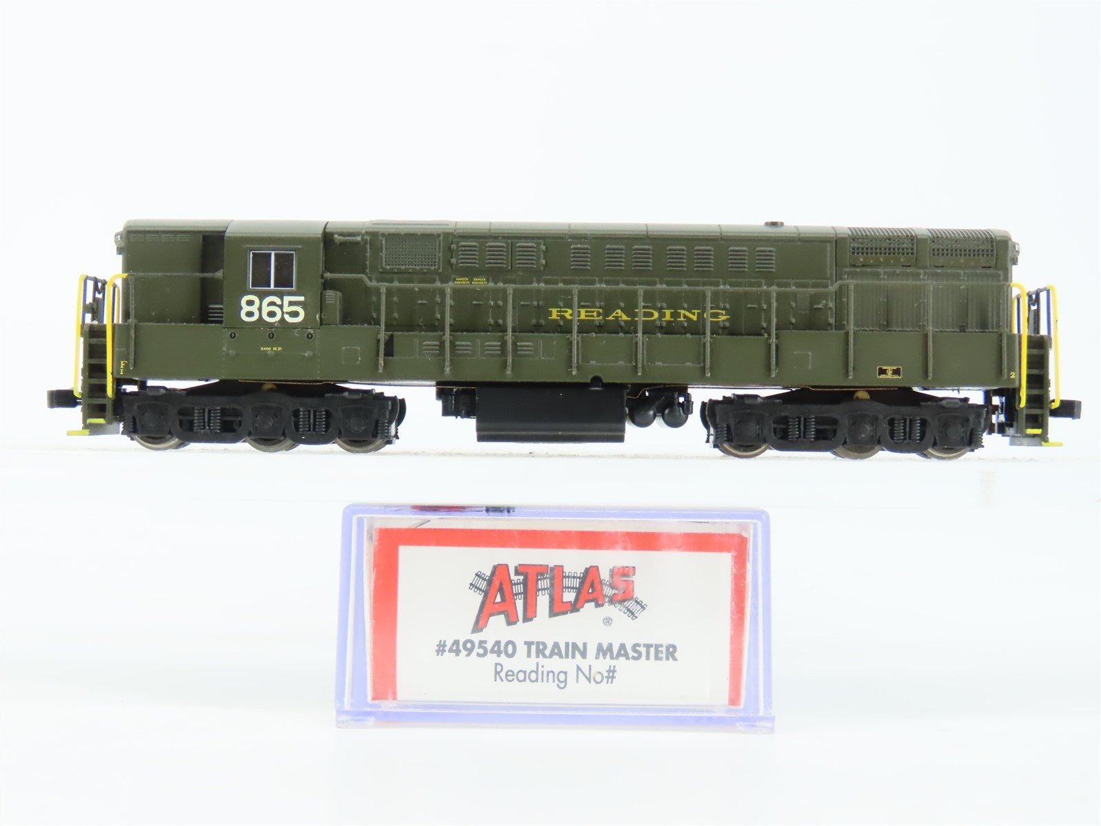 N Scale Atlas 49540 RDG Reading FM Trainmaster Diesel Custom Rd #865 - DCC Ready