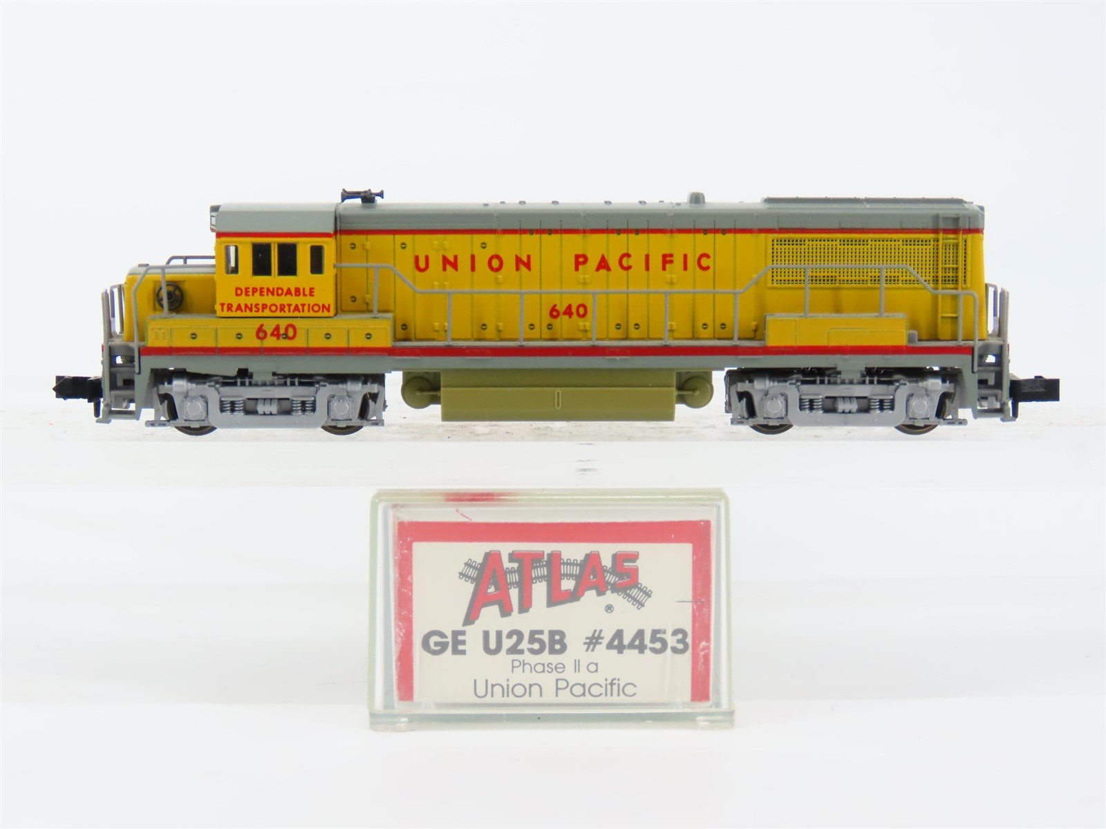 N Scale Atlas/KATO 4453 UP Union Pacific GE U25B Ph. IIa Diesel Locomotive #640