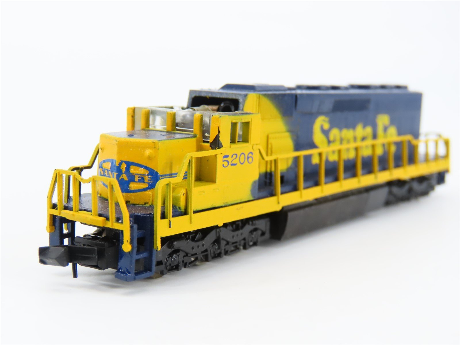 N Scale Con-Cor 2602 ATSF Santa Fe EMD SD40-2 Diesel Locomotive #5206