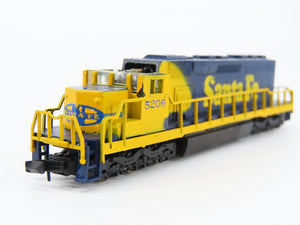 N Scale Con-Cor 2602 ATSF Santa Fe EMD SD40-2 Diesel Locomotive #5206