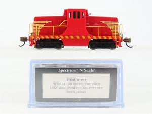 N Bachmann Spectrum 81852 Unlettered Red/Yellow GE 44-Ton Diesel Switcher w/DCC