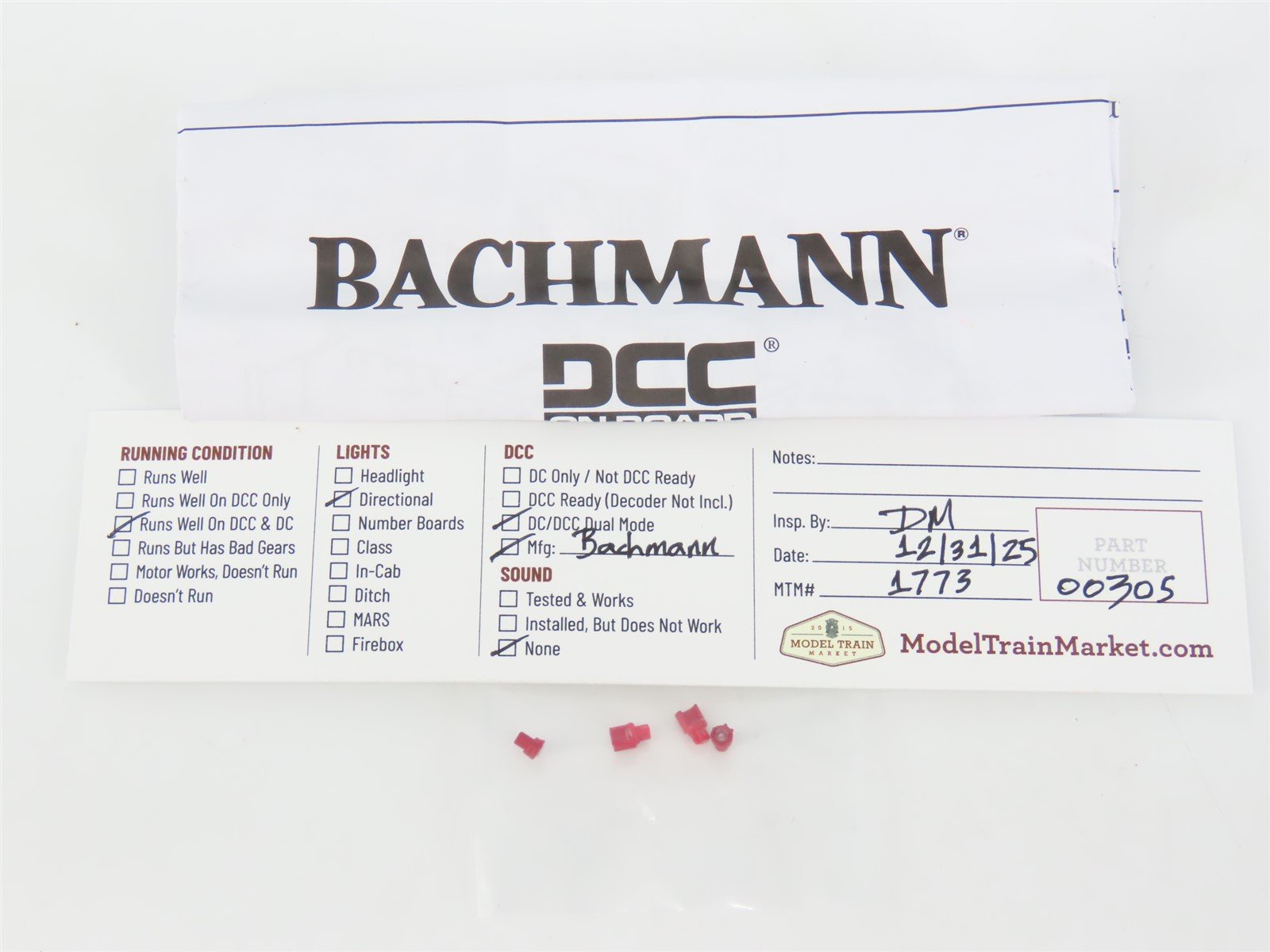 N Bachmann Spectrum 81852 Unlettered Red/Yellow GE 44-Ton Diesel Switcher w/DCC