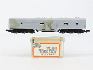 N Scale Con-Cor 0001-2860 Undecorated EMD E7B Diesel Locomotive - Unpowered