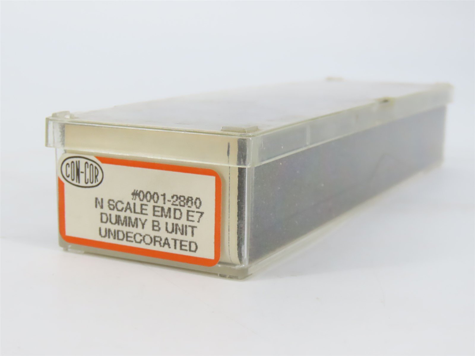 N Scale Con-Cor 0001-2860 Undecorated EMD E7B Diesel Locomotive - Unpowered