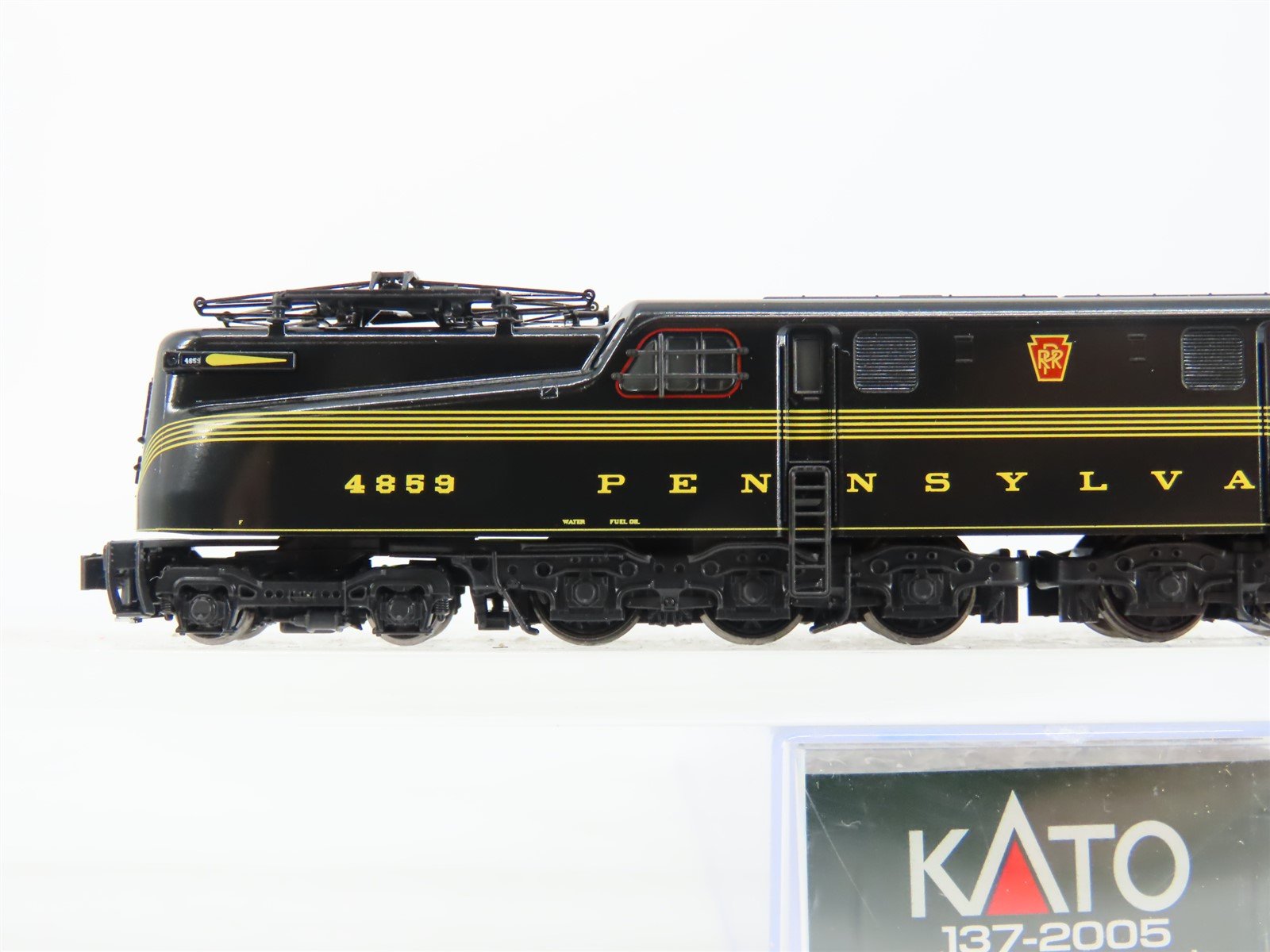 N KATO 137-2005 PRR Pennsylvania Brunswick Green GG1 Electric #4859 - DCC Ready