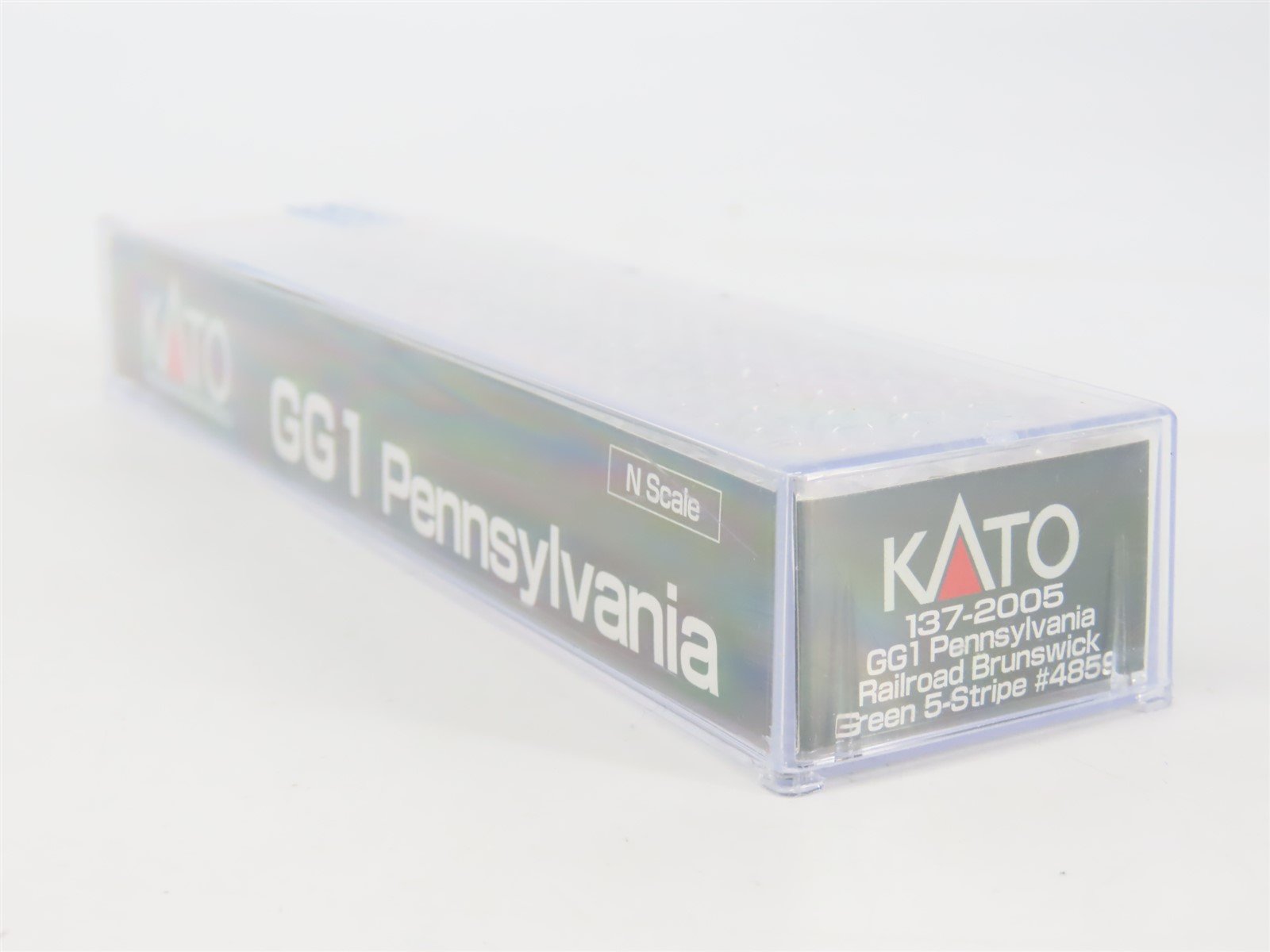 N KATO 137-2005 PRR Pennsylvania Brunswick Green GG1 Electric #4859 - DCC Ready