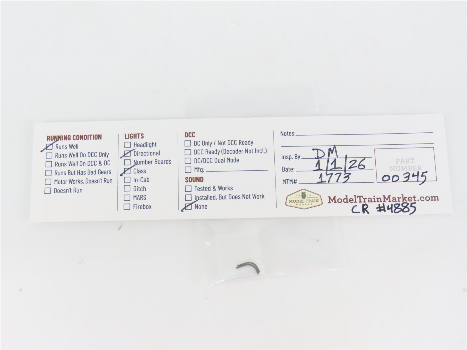 N Scale KATO CR Conrail GG1 Electric Locomotive #4885 - Custom - DCC Ready