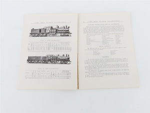 Train Shed Cyclopedia Shays And Other Geared Locos No.34 by Newton K Gregg ©1975