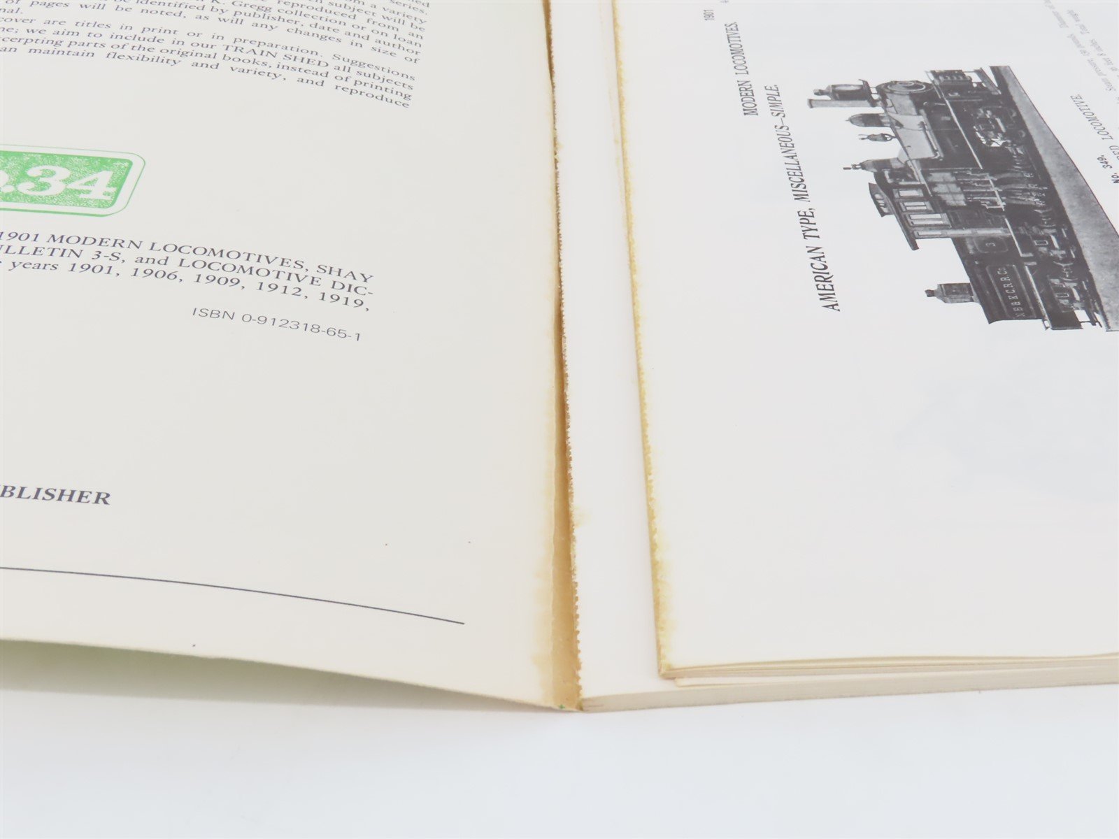 Train Shed Cyclopedia Shays And Other Geared Locos No.34 by Newton K Gregg ©1975