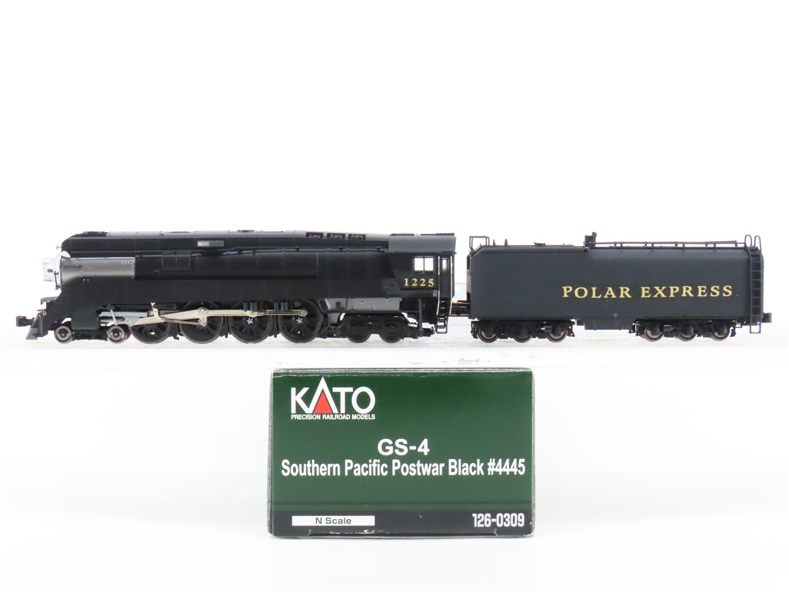 N Scale KATO 126-0309 Polar Express 4-8-4 GS-4 Steam #1225 - Custom - DCC Ready