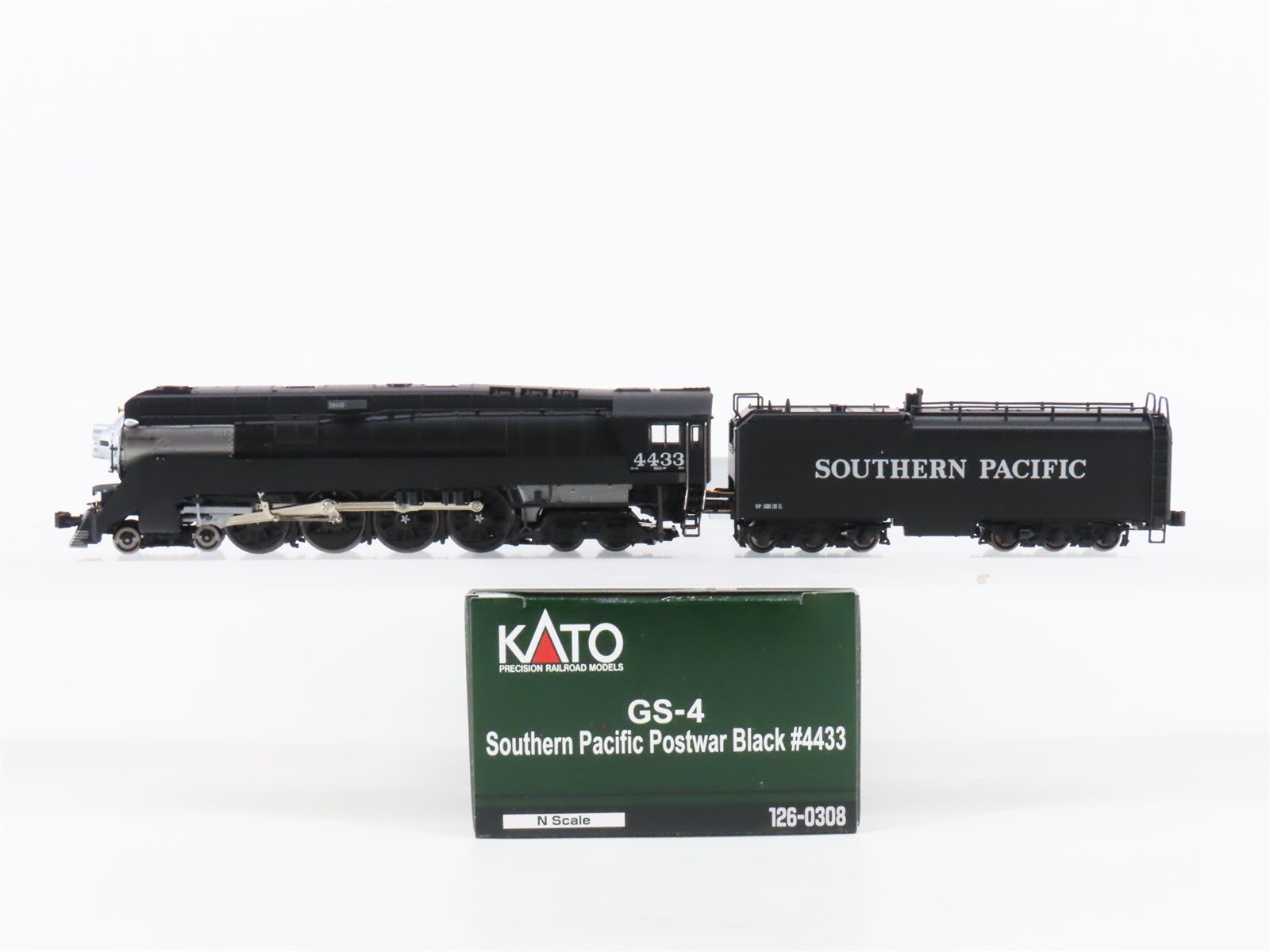 N Scale KATO 126-0308 SP Southern Pacific 4-8-4 GS-4 Steam #4433 - DCC Ready