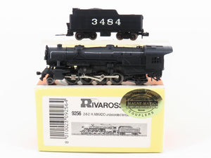 N Scale Con-Cor/Rivarossi 9256 Unlettered 2-8-2 Heavy Mikado Steam #3484