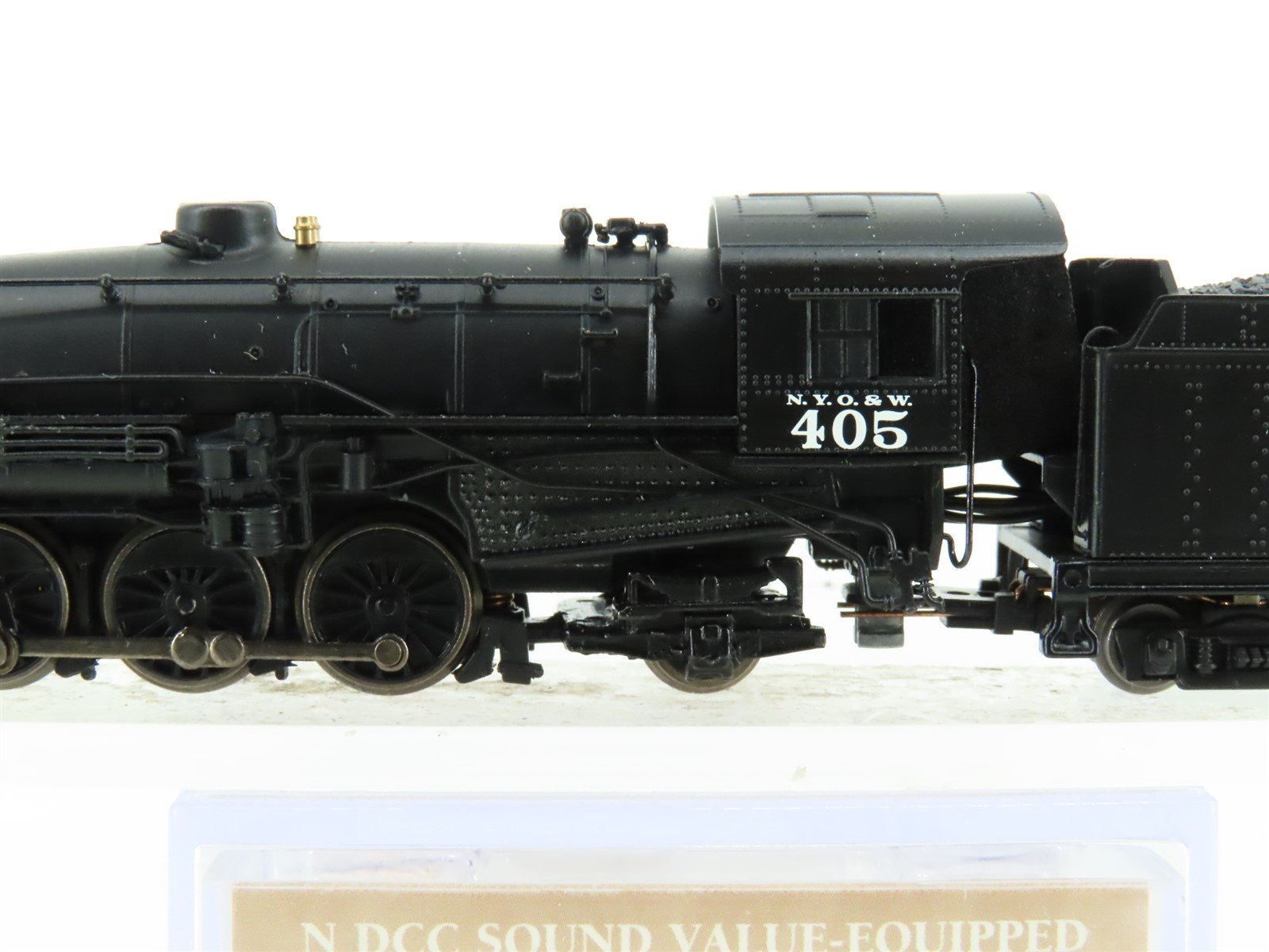 N Scale Bachmann 53455 NYO&W 4-8-2 Light Mountain Steam #405 w/ DCC & Sound