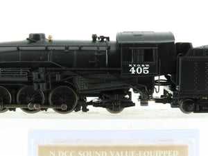 N Scale Bachmann 53455 NYO&W 4-8-2 Light Mountain Steam #405 w/ DCC & Sound