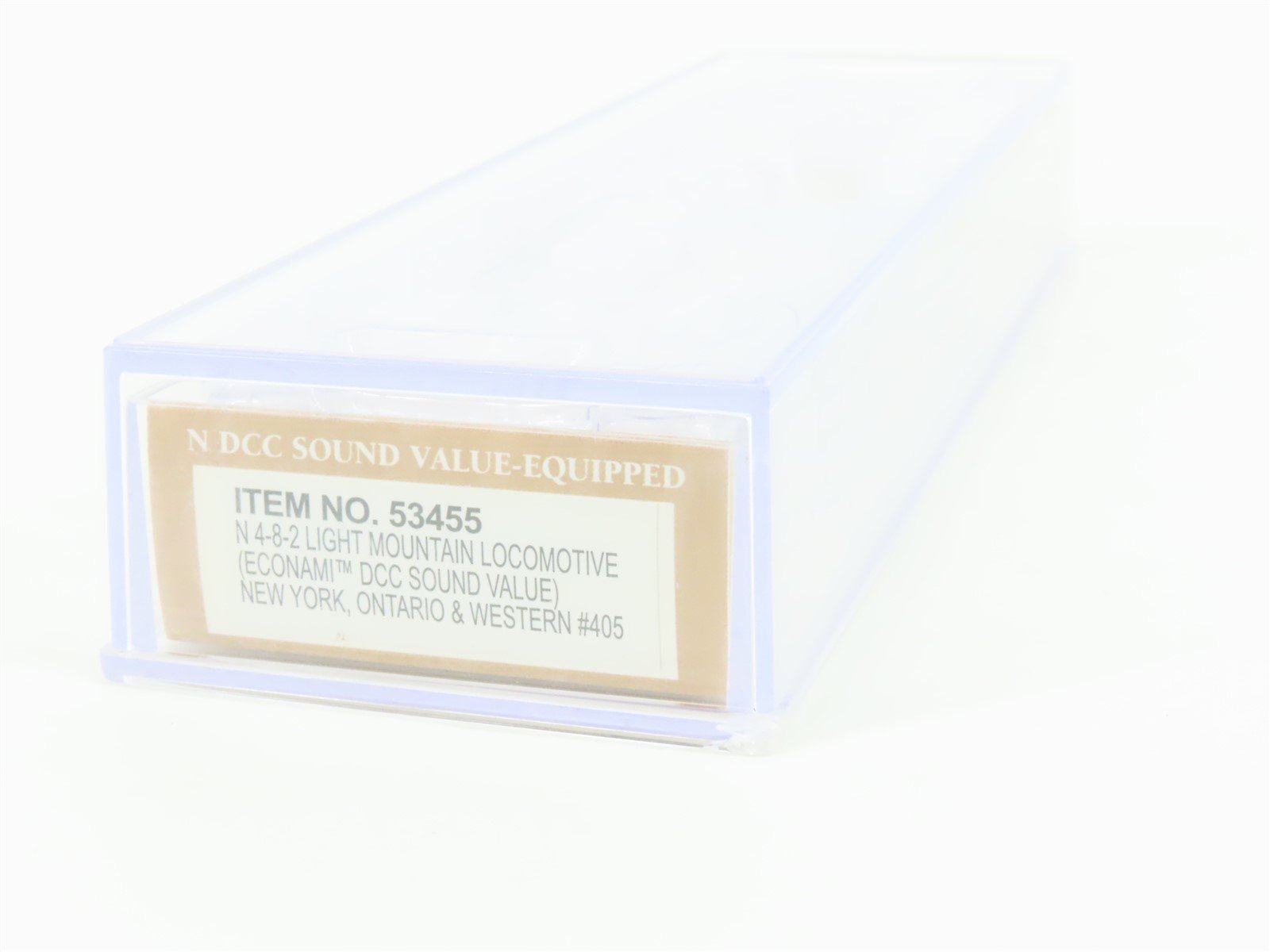 N Scale Bachmann 53455 NYO&W 4-8-2 Light Mountain Steam #405 w/ DCC & Sound