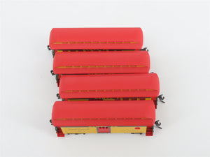 N Scale Athearn 11021 ATSF Santa Fe Railroad Overton Passenger Set of 4