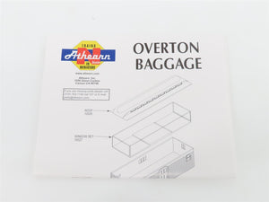 N Scale Athearn 11021 ATSF Santa Fe Railroad Overton Passenger Set of 4