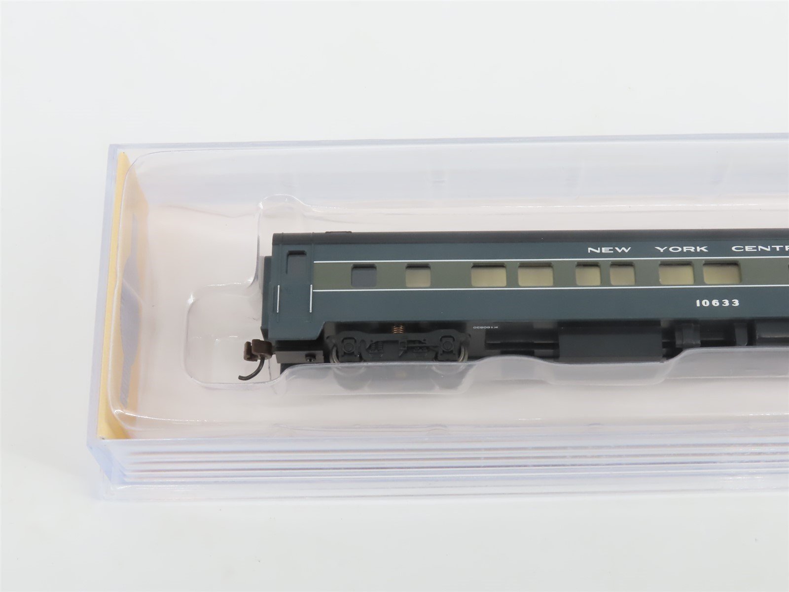 N Bachmann Silver Series 14355 NYC New York Central Observation Passenger #10633