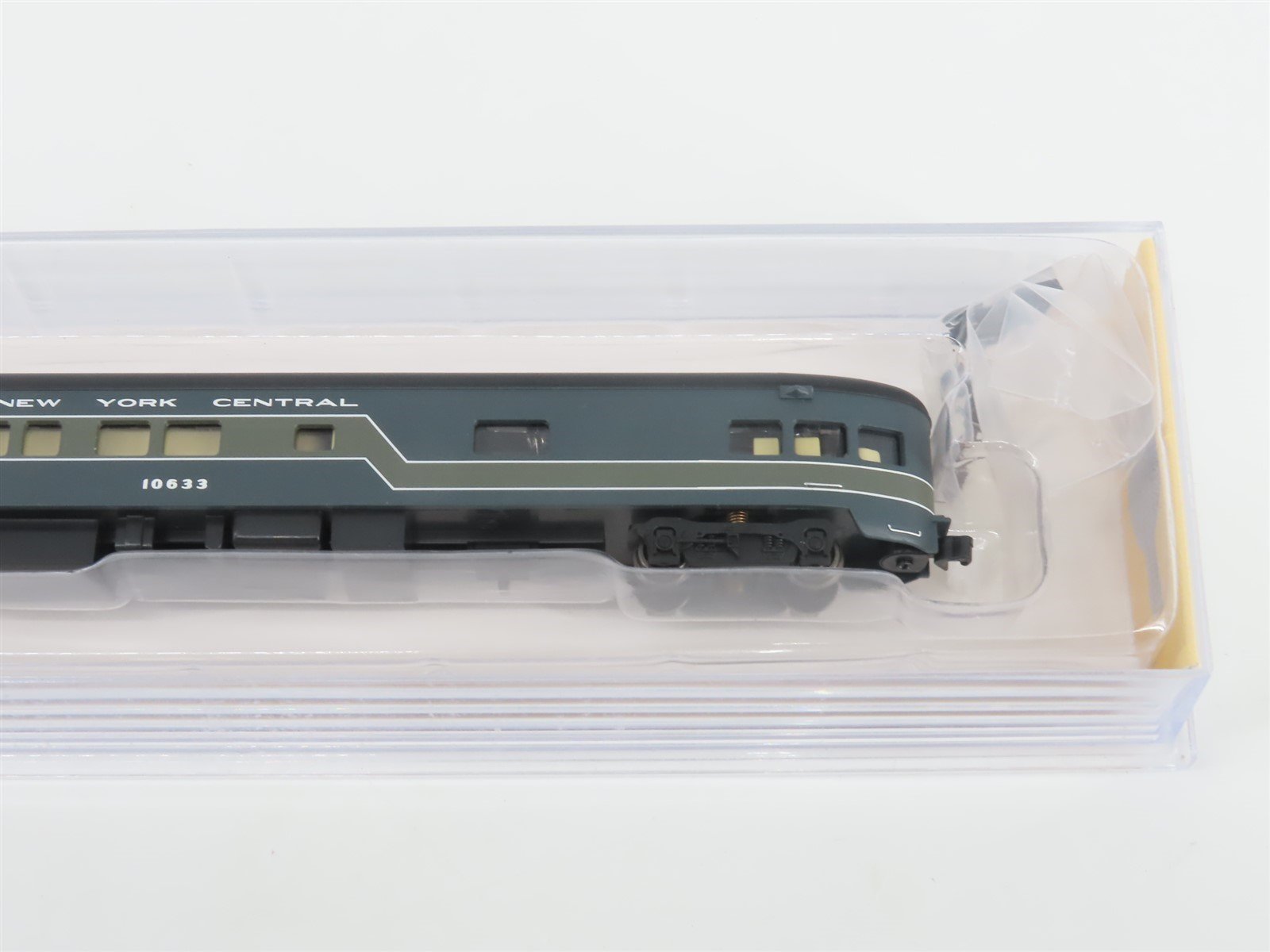 N Bachmann Silver Series 14355 NYC New York Central Observation Passenger #10633