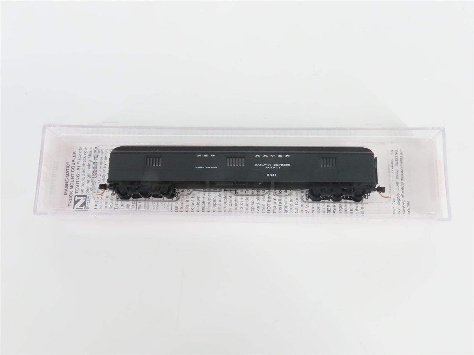 N Micro-Trains MTL 14900100 NH New Haven 70' Heavyweight Horse Passenger #3841