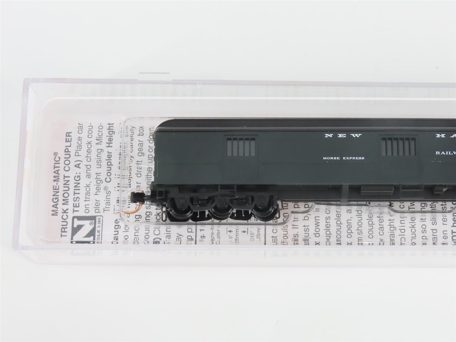 N Micro-Trains MTL 14900100 NH New Haven 70' Heavyweight Horse Passenger #3841