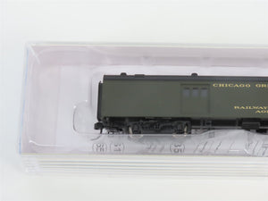 N Scale Walthers 932-55103 CGW Chicago Great Western 72' Baggage Passenger Car