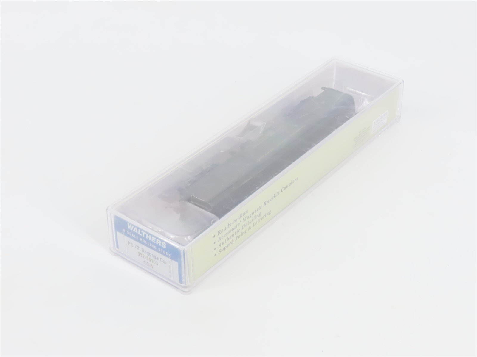 N Scale Walthers 932-55103 CGW Chicago Great Western 72' Baggage Passenger Car