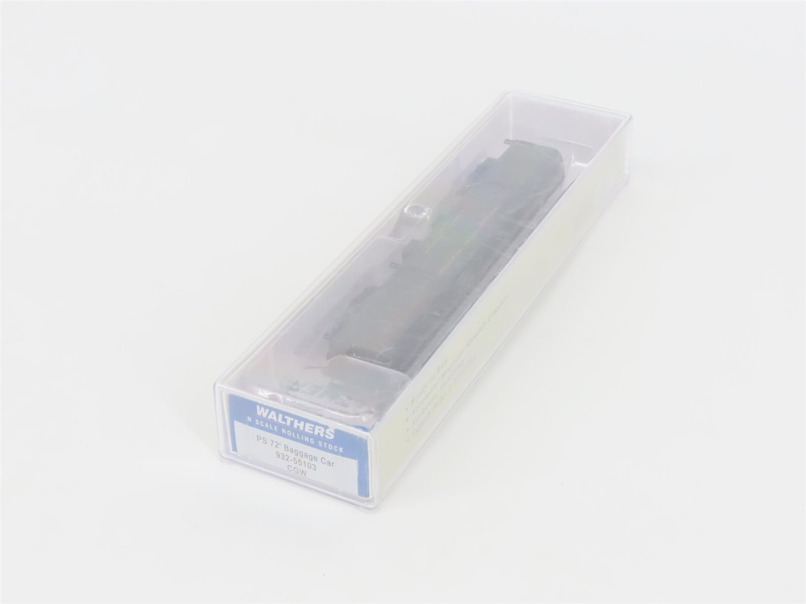 N Scale Walthers 932-55103 CGW Chicago Great Western 72' Baggage Passenger Car