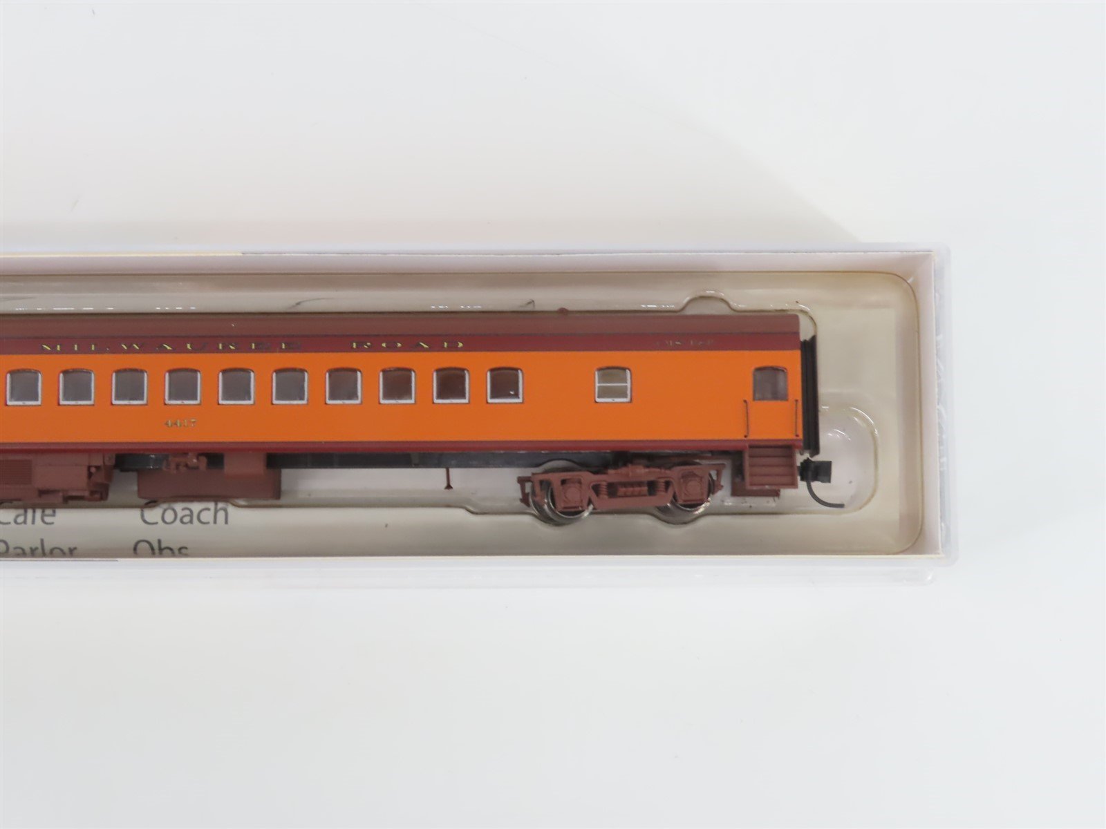 N Scale Fox Valley Models FVM40034 MILW Milwaukee Road Coach Passenger Car #4417