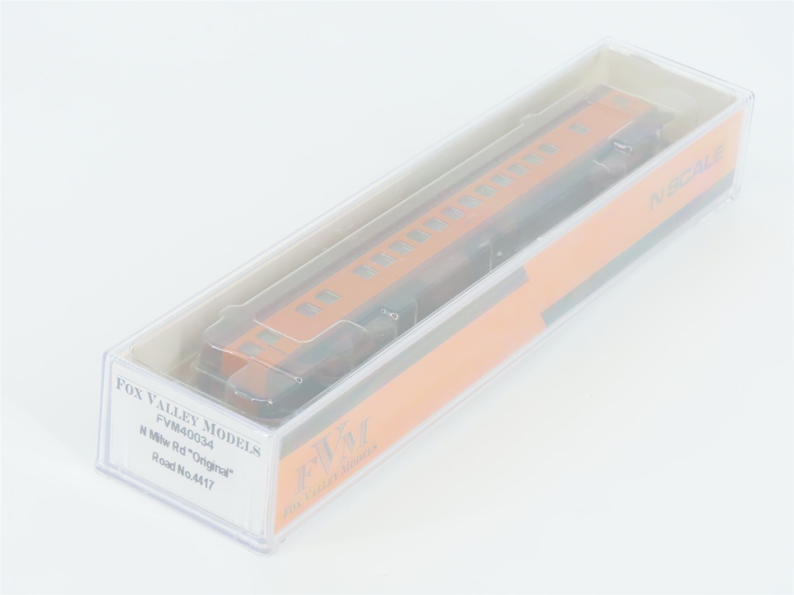 N Scale Fox Valley Models FVM40034 MILW Milwaukee Road Passenger Car #4417