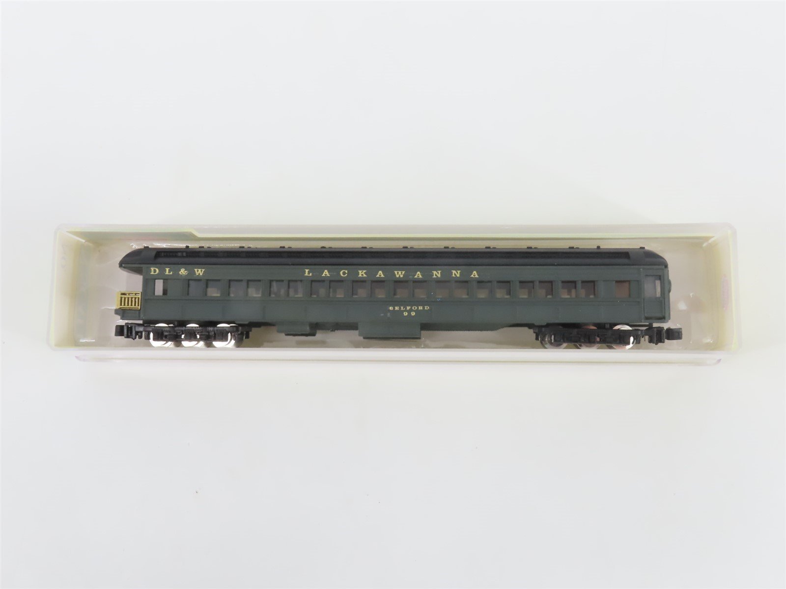 N Scale Model Power DL&W Lackawanna Observation Passenger "Belford" #99 CUSTOM