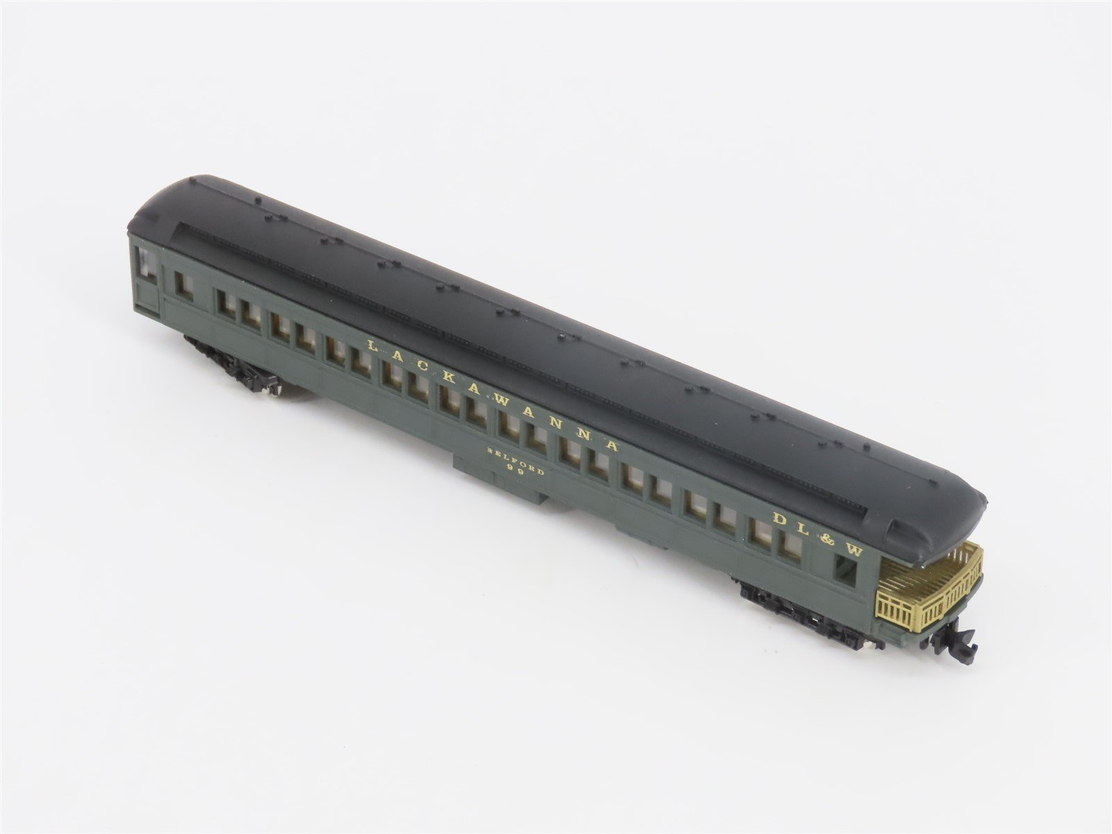 N Scale Model Power DL&W Lackawanna Observation Passenger 