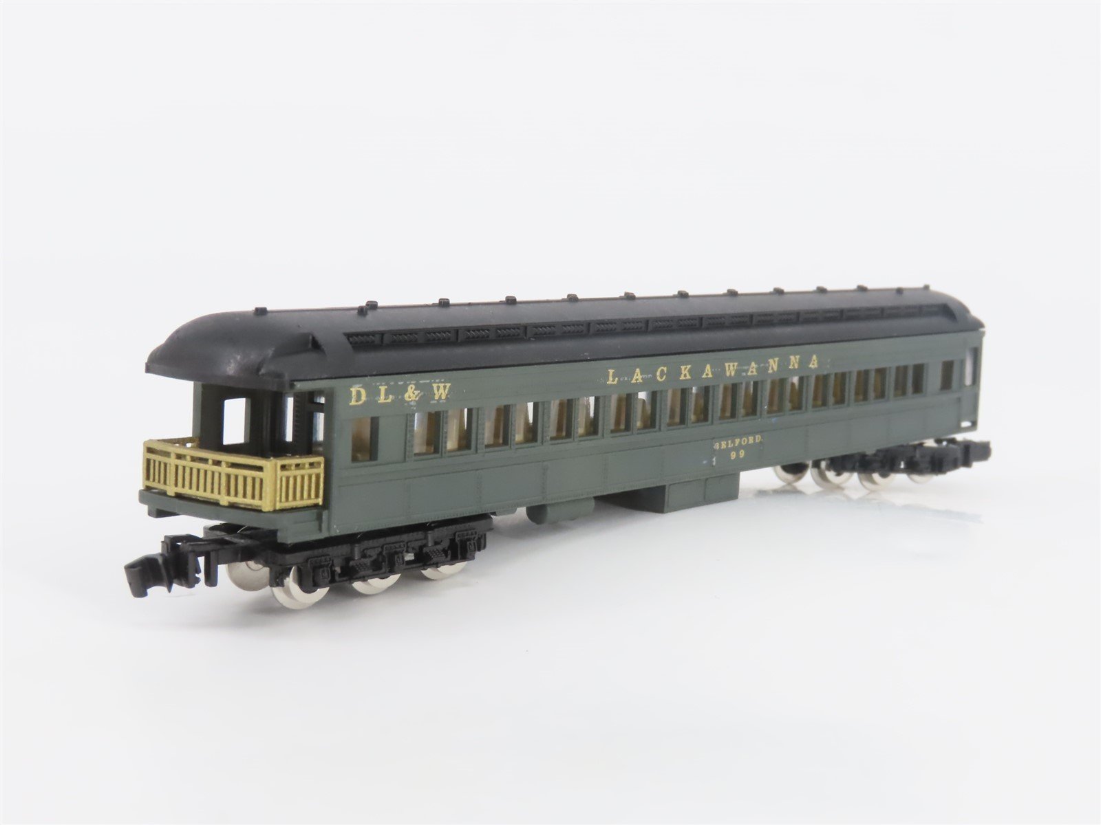 N Scale Model Power DL&W Lackawanna Observation Passenger 