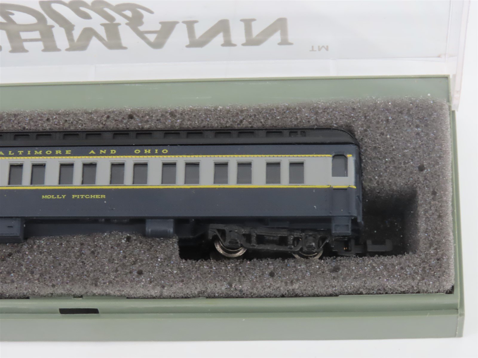 N Scale Bachmann Plus 13074 B&O Baltimore & Ohio Diner Passenger 