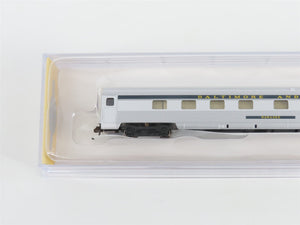 N Scale Bachmann Silver Series 14553 B&O Baltimore & Ohio Observation Passenger