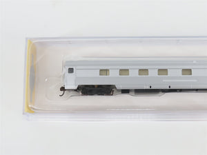 N Bachmann Silver Series 14554 Unlettered Aluminum 85' Observation Passenger Car