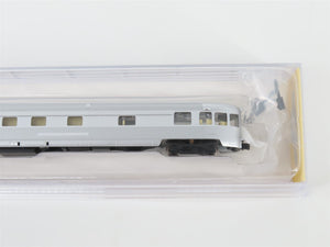 N Bachmann Silver Series 14554 Unlettered Aluminum 85' Observation Passenger Car