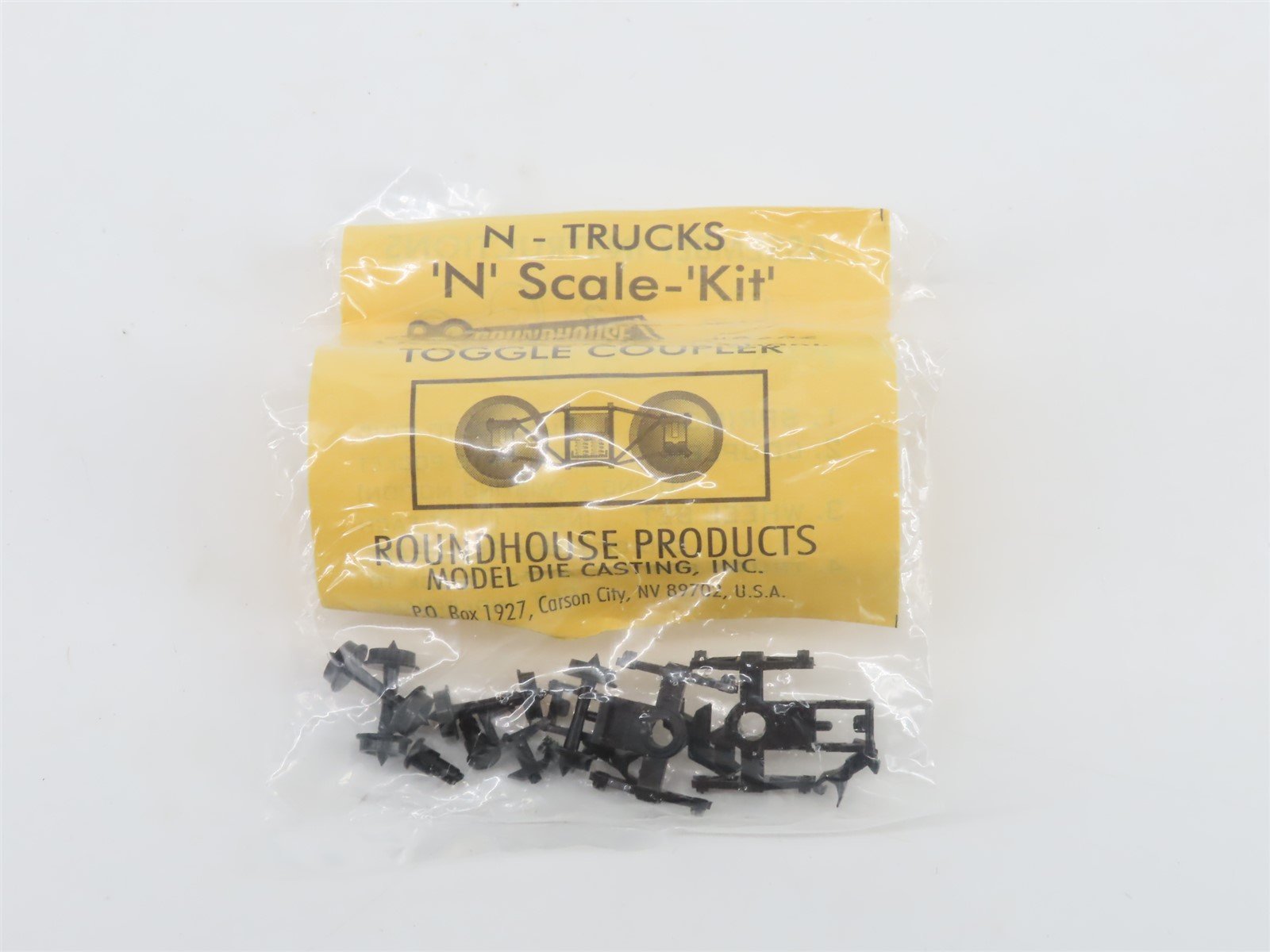 N Roundhouse Kit 8511 D&RGW Rio Grande 34' Overton Coach Passenger 