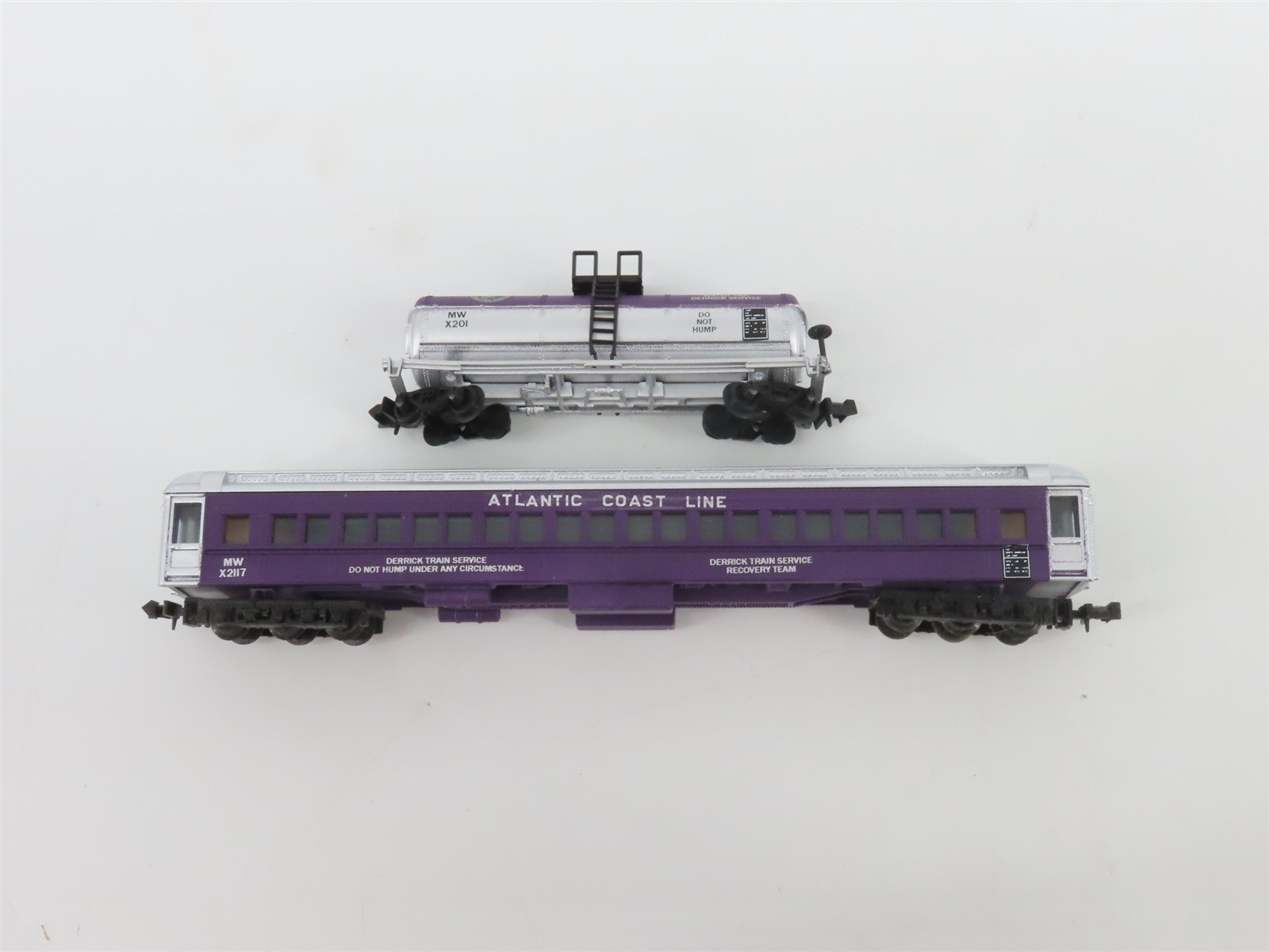 N Scale TR Shops ACL Atlantic Coast Line Maintenance 6-Car Trains Set Pro Custom